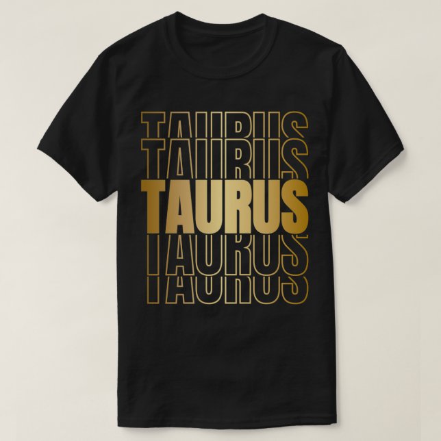 Camiseta Zodiac Taurus (Frente do Design)