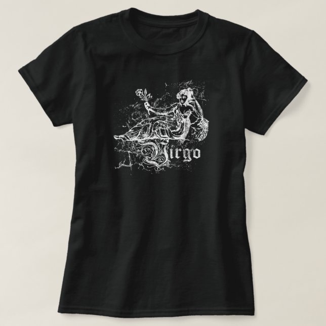 Camiseta Zodiac Virgo (Frente do Design)
