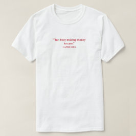 Camiseta Zodiacal de Capricórnio com Quebra Progra