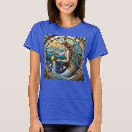 Camiseta Zodíaco - Aquário A Sereia Da Água