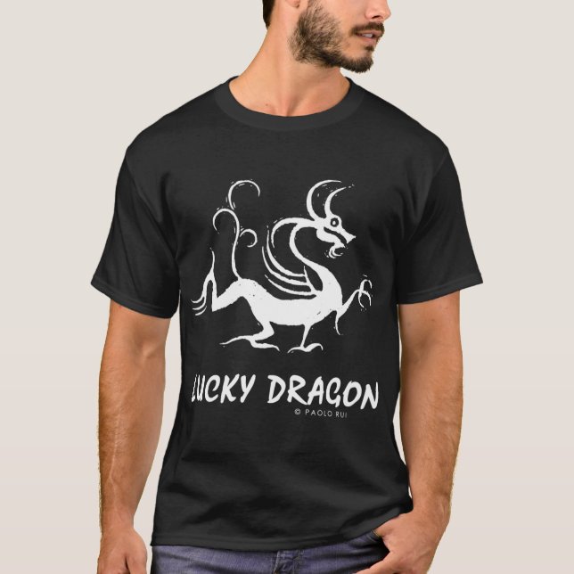 Camiseta Zodíaco Chinês 5 Dragão Sortudo 2 (Frente)