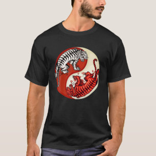 Camiseta Zodíaco Chinês Ying Yang, O Ano Do Tig