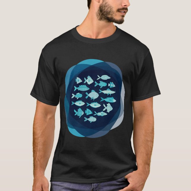 Camiseta zodíaco de Peixes (Frente)