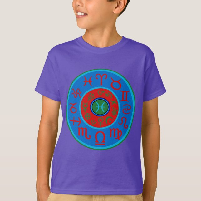 Camiseta Zodíaco de Peixes (Frente)