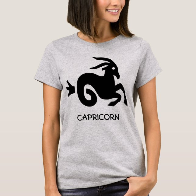 Camiseta Zodíaco do Capricórnio (Frente)