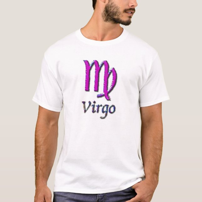 Camiseta Zodíaco do grego do Virgo (Frente)