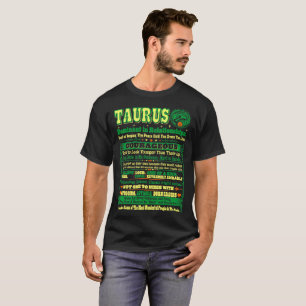 Camiseta Zodíaco do Taurus dominante na relação