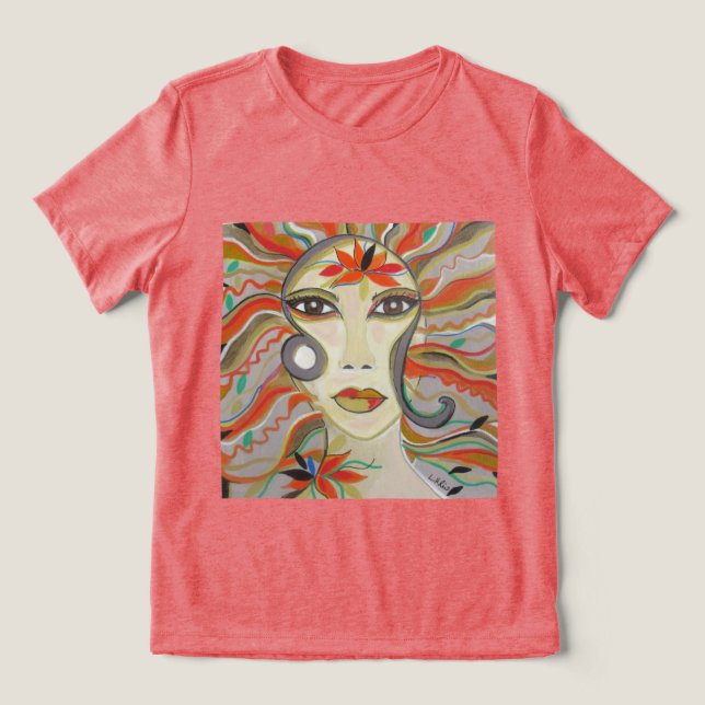 Camiseta Zodíaco Leão (desenho autoral) (Design frontal)