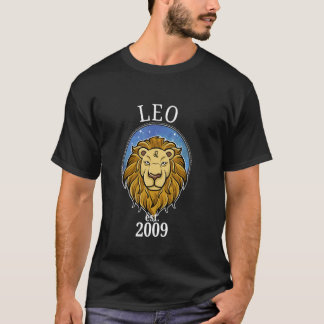 Camiseta Zodíaco Leão Nascido em 2009
