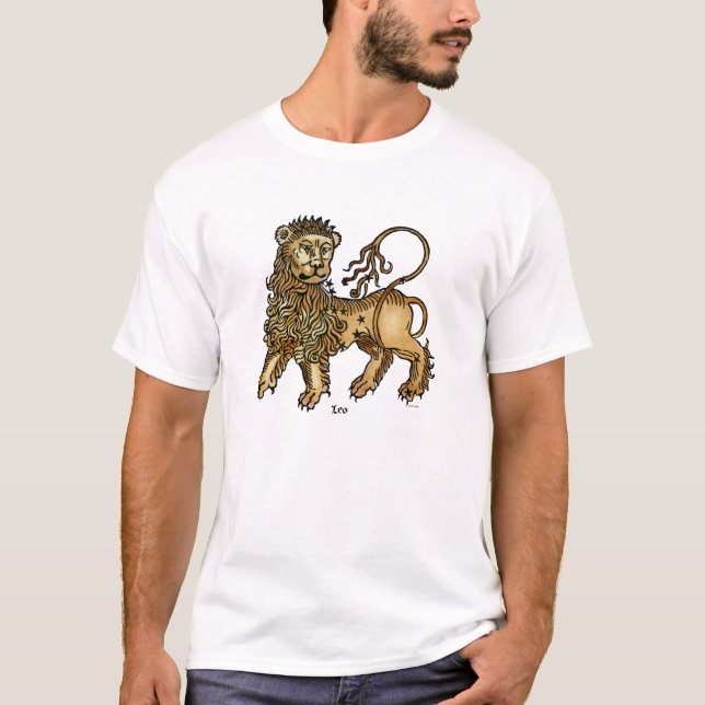 Camiseta Zodíaco: Leo, 1482 (Frente)
