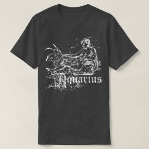 Camiseta Zodíaco Vintage Aquarius