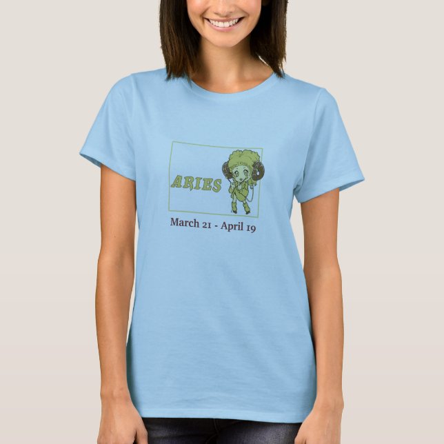 Camiseta Zodies: Aries (Frente)