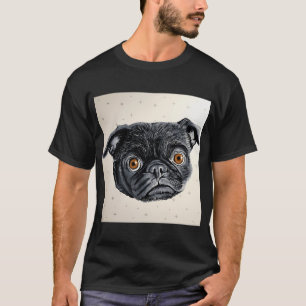 Camiseta Zoey o Pug Brilhante