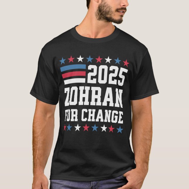 Camiseta Zohran For Change (Frente)