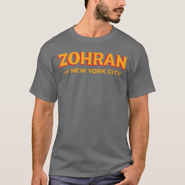 Camiseta Zohran for New York City (Frente)