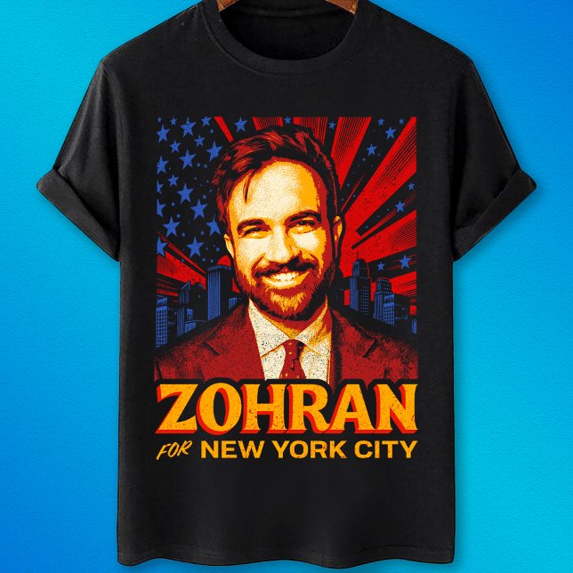 Camiseta Zohran Mamdani for New York Mayor 2025 (Criador carregado)