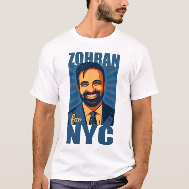 Camiseta ZOHRAN MAMDANI for NYC (Frente)