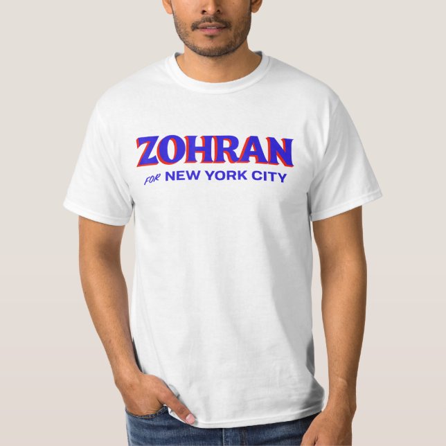 Camiseta Zohran Mamdani for NYC Mayor Funny Cool Trendy  (Frente)