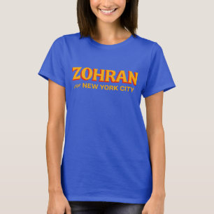 Camiseta Zohran para Nova York