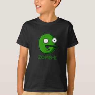 Camiseta Zomb-E Dia de as Bruxas engraçado Zombie Alphabet