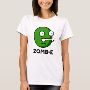 Camiseta Zomb-E Dia de as Bruxas engraçado Zombie Alphabet