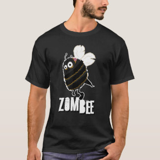Camiseta Zombee Abelha Zumbi Halloween Bumblebee Amarelo Es