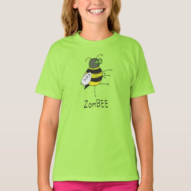 Camiseta ZomBEE Zombie Bee Girl's T-shirt (Frente)