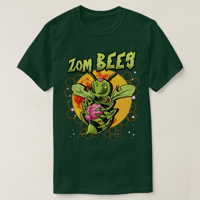 CAMISETA ZOMBEES ZOMBIE BEE (Frente do Design)