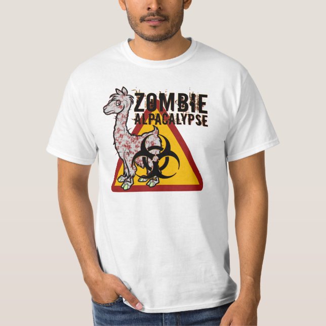 Camiseta Zombi Alpacalypse (Frente)
