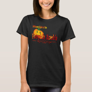 Camiseta Zombi da abóbora do Dia das Bruxas