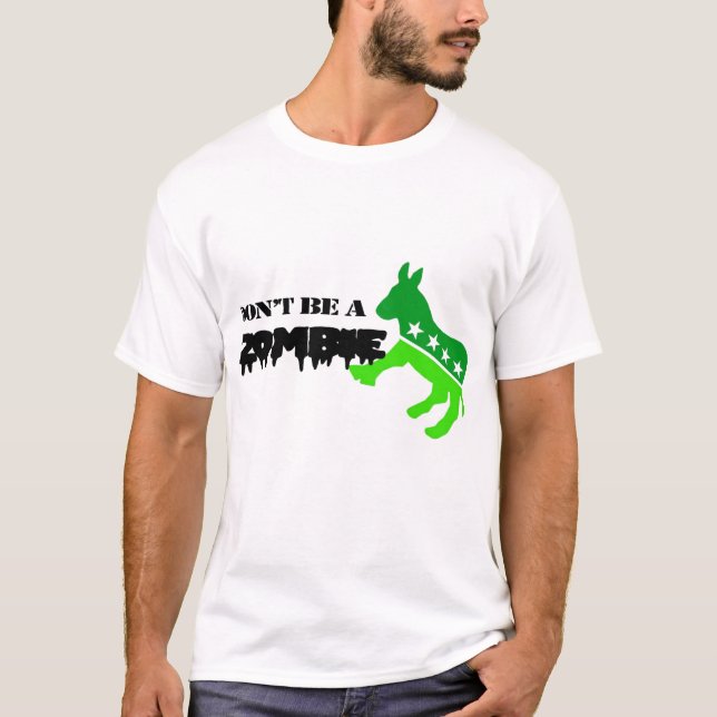 Camiseta Zombi Democrata (Frente)