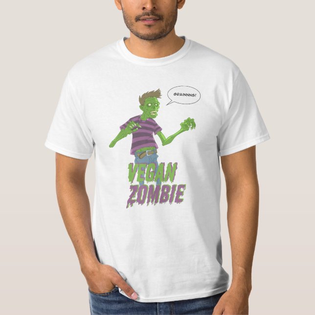 Camiseta Zombi do Vegan (Frente)