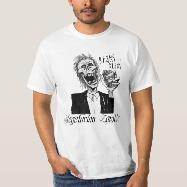 Camiseta Zombi do vegetariano (Frente)