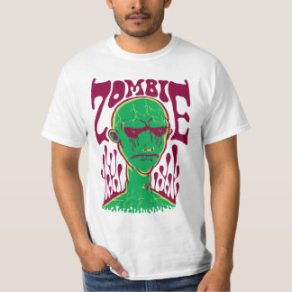 Camiseta Zombi-Inundado (verde do gás do pântano)