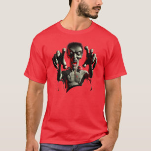Camiseta Zombi que agarra t-shirt