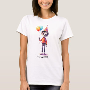 Camiseta Zombie Adorável - Halloween Bonito (4)