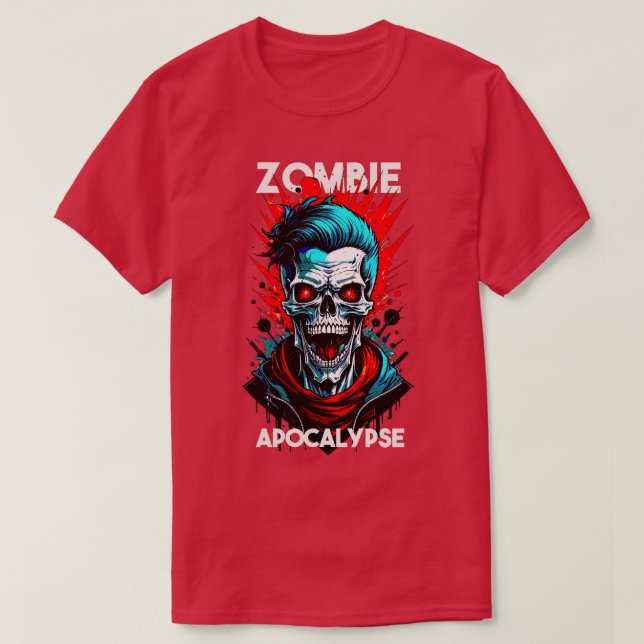 Camiseta Zombie Apocalypse (Frente do Design)