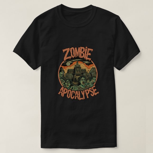 Camiseta Zombie Apocalypse (Frente do Design)