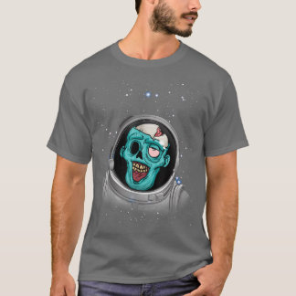Camiseta Zombie Apocalypse Astronauta Space Halloween Zombi