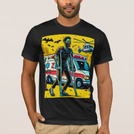 Camiseta "Zombie Apocalypse: Cruzes de Sobrevivência" T-Shi