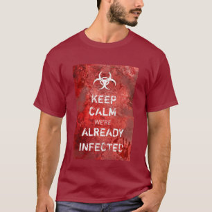 Camiseta Zombie Apocalypse Fique Calmo