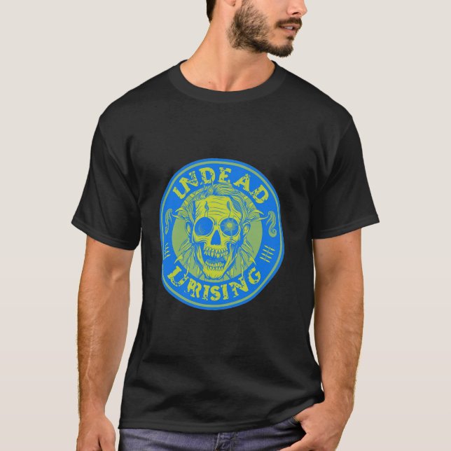 Camiseta Zombie Apocalypse Halloween Monstro Morto da Upris (Frente)