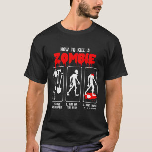 Camiseta Zombie Apocalypse Zombie Noite de Halloween