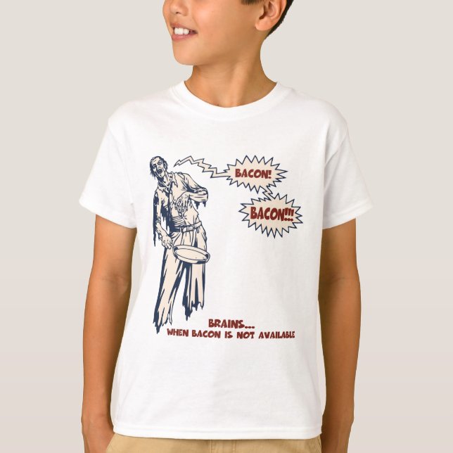 Camiseta Zombie - Bacon (Frente)
