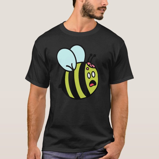 Camiseta Zombie Bee Zombee Halloween Graphic Sarcasti (Frente)