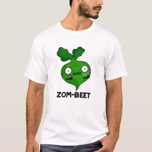 Camiseta Zombie Beet Pun Dia de as Bruxas engraçado Zombie