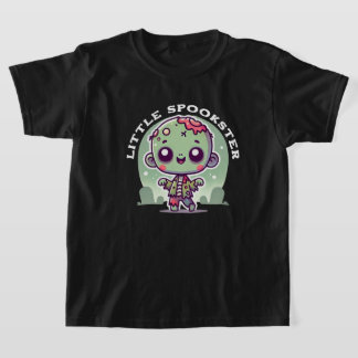 Camiseta Zombie bonito caminhando no Cemitério, Halloween