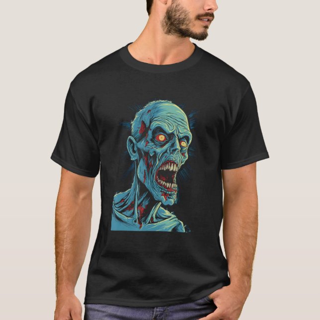 Camiseta Zombie by Haunted Horror Halloween 6 (Frente)