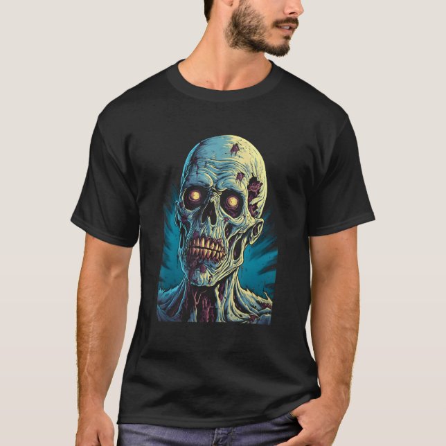 Camiseta Zombie by Haunted Horror Halloween 7 (Frente)