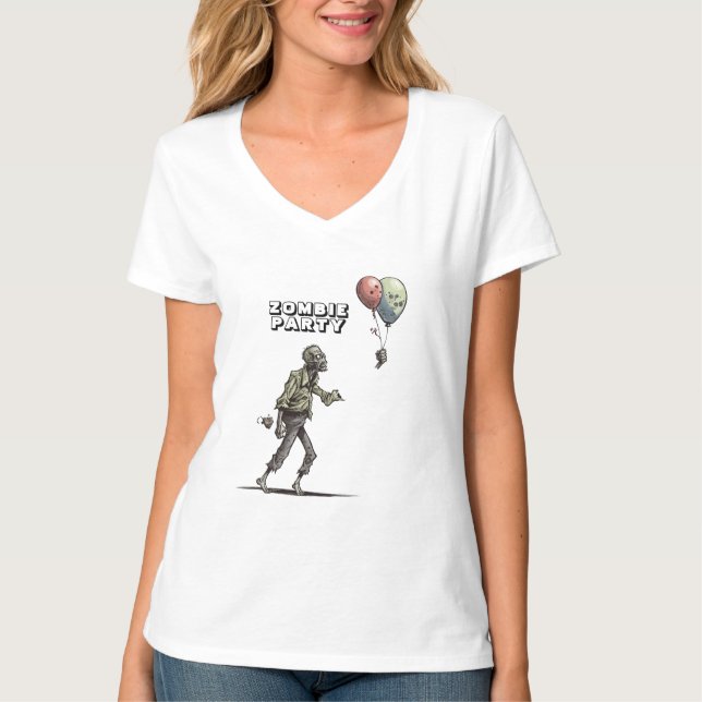Camiseta Zombie cartoon (Frente)